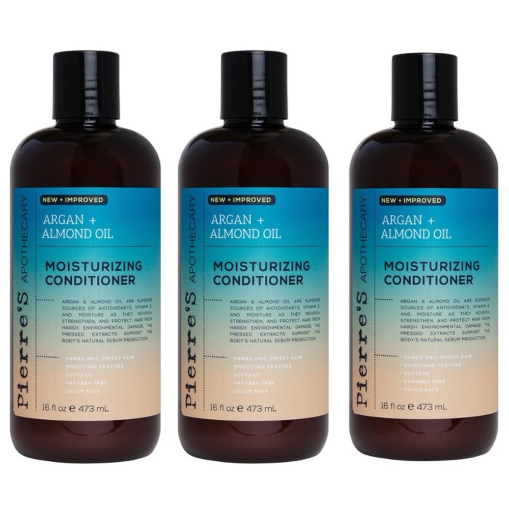 Pierre’s Apothecary Conditioner with Argan and Almond Oil - Set of 3